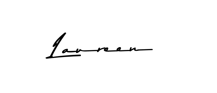 Also You can easily find your signature by using the search form. We will create Laureen name handwritten signature images for you free of cost using Asem Kandis PERSONAL USE sign style. Laureen signature style 9 images and pictures png