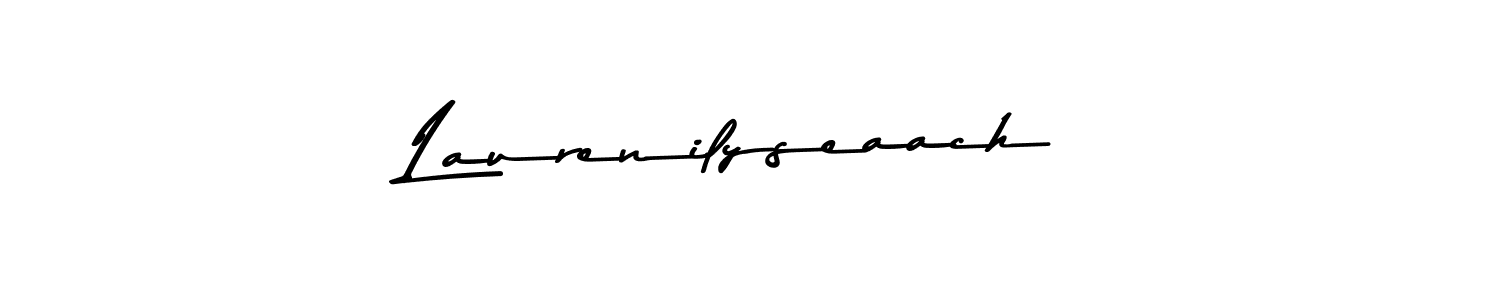 Design your own signature with our free online signature maker. With this signature software, you can create a handwritten (Asem Kandis PERSONAL USE) signature for name Laurenilyseaach. Laurenilyseaach signature style 9 images and pictures png