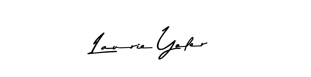 Use a signature maker to create a handwritten signature online. With this signature software, you can design (Asem Kandis PERSONAL USE) your own signature for name Laurie Yoler. Laurie Yoler signature style 9 images and pictures png
