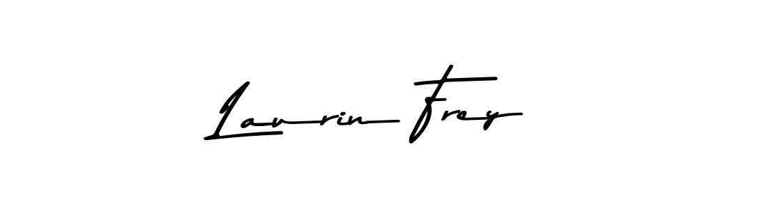 You should practise on your own different ways (Asem Kandis PERSONAL USE) to write your name (Laurin Frey) in signature. don't let someone else do it for you. Laurin Frey signature style 9 images and pictures png