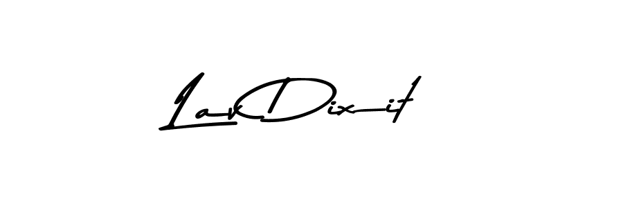 How to make Lav Dixit name signature. Use Asem Kandis PERSONAL USE style for creating short signs online. This is the latest handwritten sign. Lav Dixit signature style 9 images and pictures png