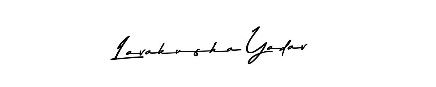 Use a signature maker to create a handwritten signature online. With this signature software, you can design (Asem Kandis PERSONAL USE) your own signature for name Lavakusha Yadav. Lavakusha Yadav signature style 9 images and pictures png