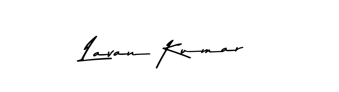 Use a signature maker to create a handwritten signature online. With this signature software, you can design (Asem Kandis PERSONAL USE) your own signature for name Lavan Kumar. Lavan Kumar signature style 9 images and pictures png