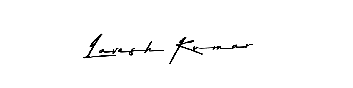 How to make Lavesh Kumar name signature. Use Asem Kandis PERSONAL USE style for creating short signs online. This is the latest handwritten sign. Lavesh Kumar signature style 9 images and pictures png