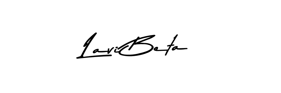 Make a beautiful signature design for name Lavi Beta. With this signature (Asem Kandis PERSONAL USE) style, you can create a handwritten signature for free. Lavi Beta signature style 9 images and pictures png