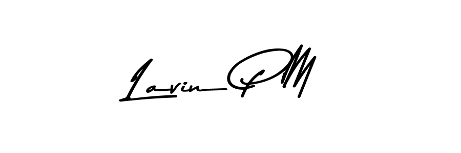 Similarly Asem Kandis PERSONAL USE is the best handwritten signature design. Signature creator online .You can use it as an online autograph creator for name Lavin P M. Lavin P M signature style 9 images and pictures png