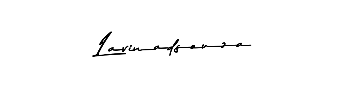 Lavinadsouza stylish signature style. Best Handwritten Sign (Asem Kandis PERSONAL USE) for my name. Handwritten Signature Collection Ideas for my name Lavinadsouza. Lavinadsouza signature style 9 images and pictures png