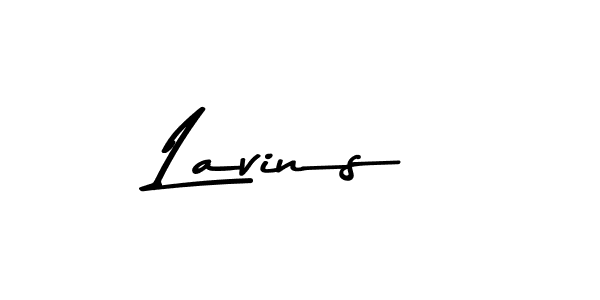 Use a signature maker to create a handwritten signature online. With this signature software, you can design (Asem Kandis PERSONAL USE) your own signature for name Lavins. Lavins signature style 9 images and pictures png