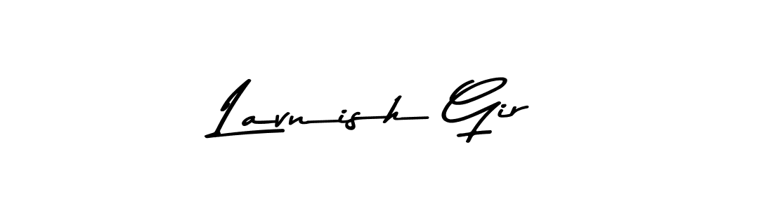 Design your own signature with our free online signature maker. With this signature software, you can create a handwritten (Asem Kandis PERSONAL USE) signature for name Lavnish Gir. Lavnish Gir signature style 9 images and pictures png