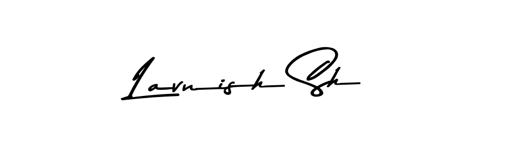 Make a beautiful signature design for name Lavnish Sh. With this signature (Asem Kandis PERSONAL USE) style, you can create a handwritten signature for free. Lavnish Sh signature style 9 images and pictures png