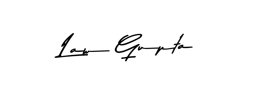 Similarly Asem Kandis PERSONAL USE is the best handwritten signature design. Signature creator online .You can use it as an online autograph creator for name Law Gupta. Law Gupta signature style 9 images and pictures png