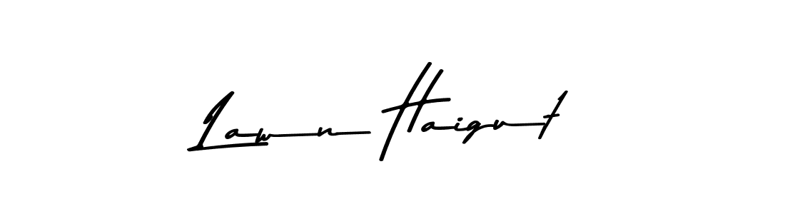 Use a signature maker to create a handwritten signature online. With this signature software, you can design (Asem Kandis PERSONAL USE) your own signature for name Lawn Haigut. Lawn Haigut signature style 9 images and pictures png