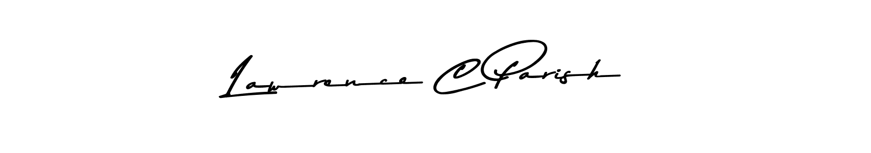 Create a beautiful signature design for name Lawrence C Parish. With this signature (Asem Kandis PERSONAL USE) fonts, you can make a handwritten signature for free. Lawrence C Parish signature style 9 images and pictures png