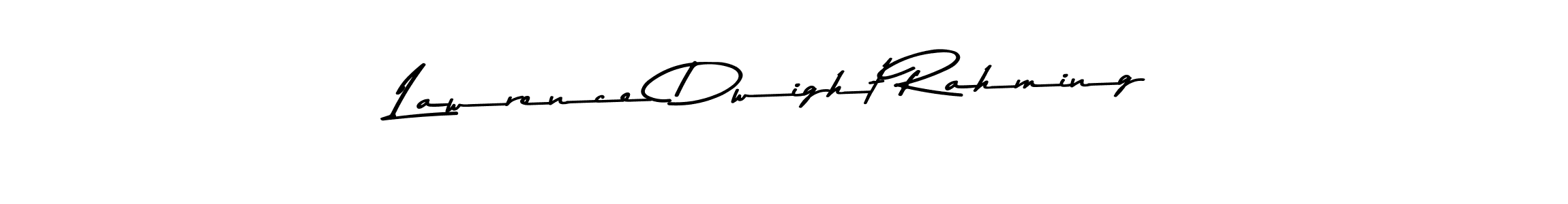 Design your own signature with our free online signature maker. With this signature software, you can create a handwritten (Asem Kandis PERSONAL USE) signature for name Lawrence Dwight Rahming. Lawrence Dwight Rahming signature style 9 images and pictures png