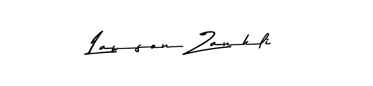 You can use this online signature creator to create a handwritten signature for the name Lawson Zankli. This is the best online autograph maker. Lawson Zankli signature style 9 images and pictures png
