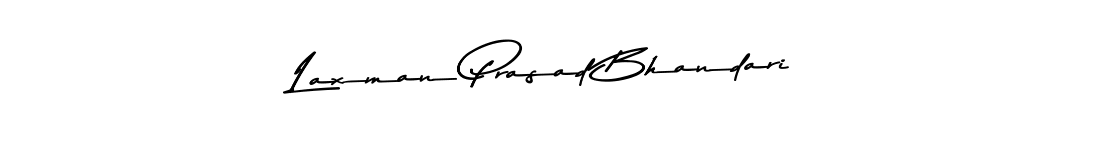 Laxman Prasad Bhandari stylish signature style. Best Handwritten Sign (Asem Kandis PERSONAL USE) for my name. Handwritten Signature Collection Ideas for my name Laxman Prasad Bhandari. Laxman Prasad Bhandari signature style 9 images and pictures png