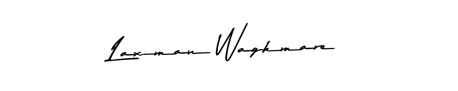 Make a beautiful signature design for name Laxman Waghmare. With this signature (Asem Kandis PERSONAL USE) style, you can create a handwritten signature for free. Laxman Waghmare signature style 9 images and pictures png