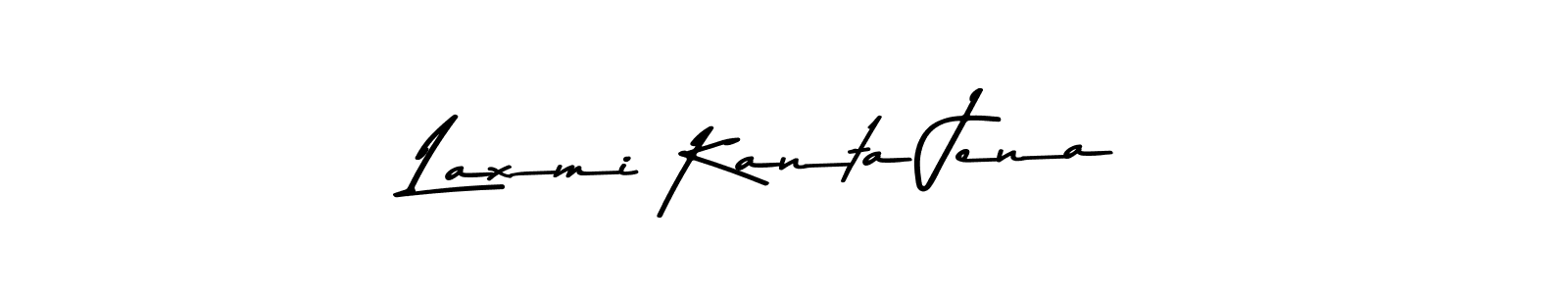 Design your own signature with our free online signature maker. With this signature software, you can create a handwritten (Asem Kandis PERSONAL USE) signature for name Laxmi Kanta Jena. Laxmi Kanta Jena signature style 9 images and pictures png