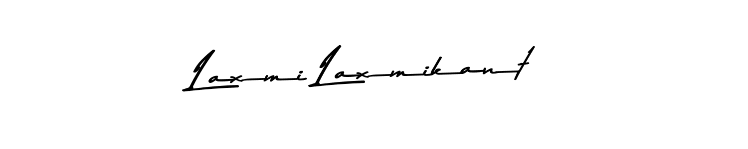 Make a beautiful signature design for name Laxmi Laxmikant. With this signature (Asem Kandis PERSONAL USE) style, you can create a handwritten signature for free. Laxmi Laxmikant signature style 9 images and pictures png