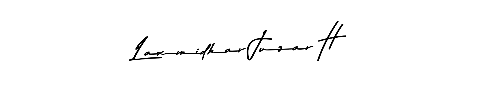 How to make Laxmidhar Juzar H signature? Asem Kandis PERSONAL USE is a professional autograph style. Create handwritten signature for Laxmidhar Juzar H name. Laxmidhar Juzar H signature style 9 images and pictures png