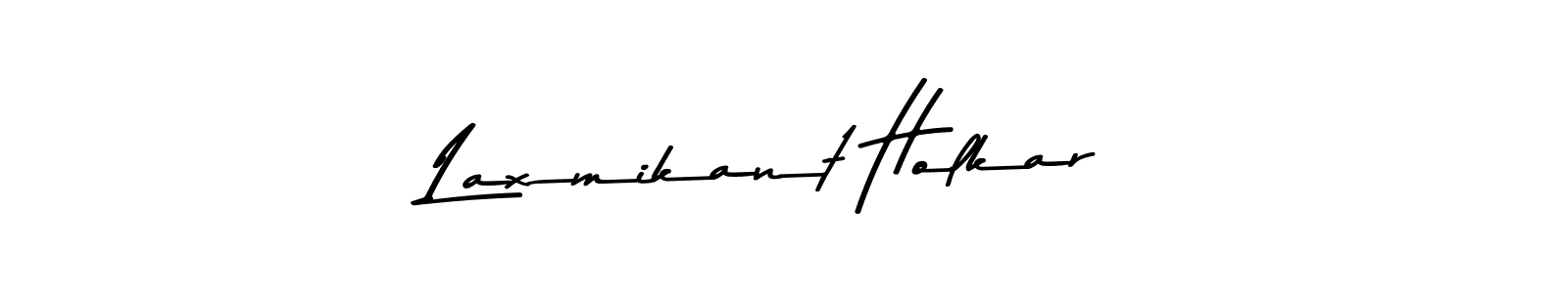 The best way (Asem Kandis PERSONAL USE) to make a short signature is to pick only two or three words in your name. The name Laxmikant Holkar include a total of six letters. For converting this name. Laxmikant Holkar signature style 9 images and pictures png