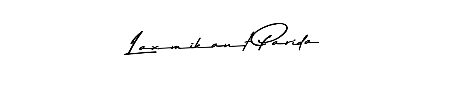 Use a signature maker to create a handwritten signature online. With this signature software, you can design (Asem Kandis PERSONAL USE) your own signature for name Laxmikant Parida. Laxmikant Parida signature style 9 images and pictures png