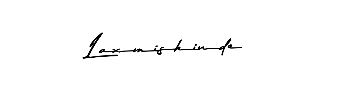 Create a beautiful signature design for name Laxmishinde. With this signature (Asem Kandis PERSONAL USE) fonts, you can make a handwritten signature for free. Laxmishinde signature style 9 images and pictures png