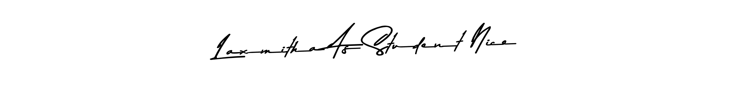 Create a beautiful signature design for name Laxmitha As Student Nice. With this signature (Asem Kandis PERSONAL USE) fonts, you can make a handwritten signature for free. Laxmitha As Student Nice signature style 9 images and pictures png