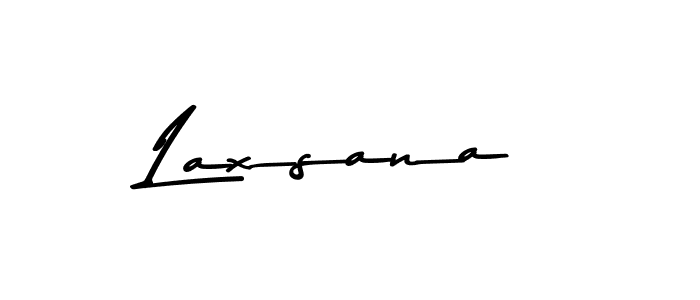 Make a beautiful signature design for name Laxsana. With this signature (Asem Kandis PERSONAL USE) style, you can create a handwritten signature for free. Laxsana signature style 9 images and pictures png