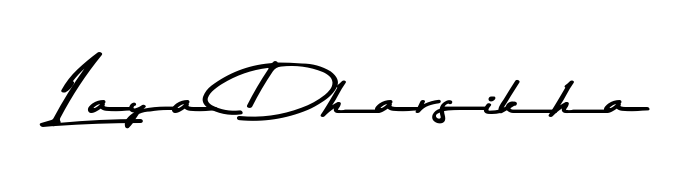 Discover the perfect balance of readability and style for Laya Dharsikha with Asem Kandis PERSONAL USE font. Create your dream signature today. Laya Dharsikha signature style 9 images and pictures png