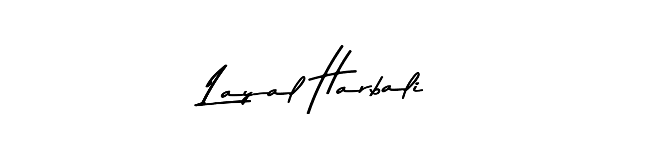 Also You can easily find your signature by using the search form. We will create Layal Harbali name handwritten signature images for you free of cost using Asem Kandis PERSONAL USE sign style. Layal Harbali signature style 9 images and pictures png