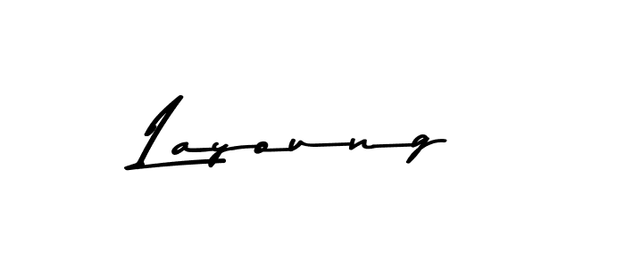 Layoung stylish signature style. Best Handwritten Sign (Asem Kandis PERSONAL USE) for my name. Handwritten Signature Collection Ideas for my name Layoung. Layoung signature style 9 images and pictures png