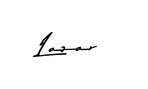 How to make Lazar name signature. Use Asem Kandis PERSONAL USE style for creating short signs online. This is the latest handwritten sign. Lazar signature style 9 images and pictures png