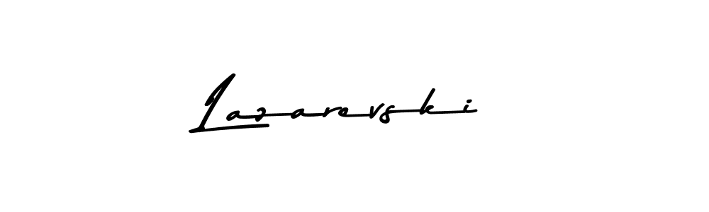 How to make Lazarevski signature? Asem Kandis PERSONAL USE is a professional autograph style. Create handwritten signature for Lazarevski name. Lazarevski signature style 9 images and pictures png