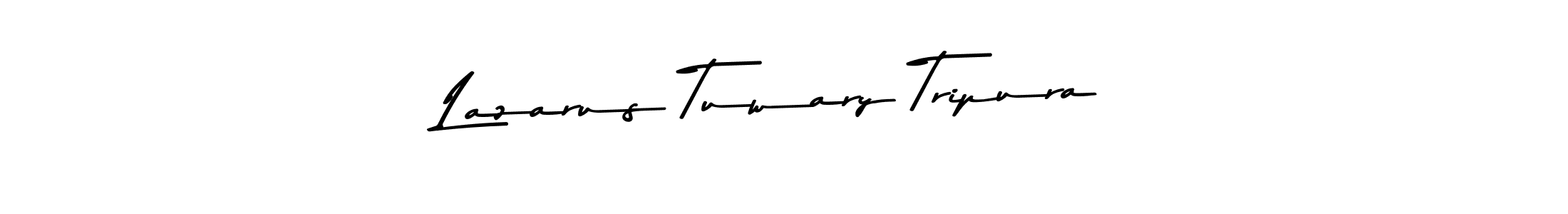 Make a beautiful signature design for name Lazarus Tuwary Tripura. With this signature (Asem Kandis PERSONAL USE) style, you can create a handwritten signature for free. Lazarus Tuwary Tripura signature style 9 images and pictures png