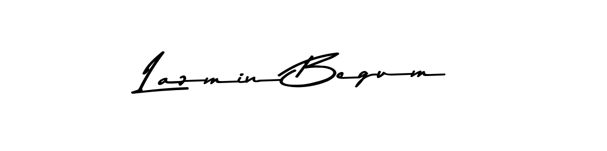 Make a beautiful signature design for name Lazmin Begum. With this signature (Asem Kandis PERSONAL USE) style, you can create a handwritten signature for free. Lazmin Begum signature style 9 images and pictures png