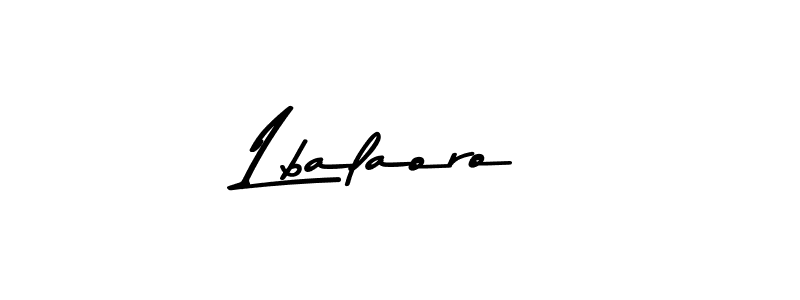 Use a signature maker to create a handwritten signature online. With this signature software, you can design (Asem Kandis PERSONAL USE) your own signature for name Lbalaoro. Lbalaoro signature style 9 images and pictures png