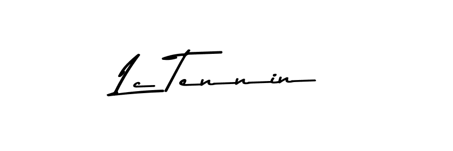 You should practise on your own different ways (Asem Kandis PERSONAL USE) to write your name (Lc Tennin) in signature. don't let someone else do it for you. Lc Tennin signature style 9 images and pictures png