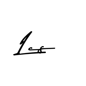 Design your own signature with our free online signature maker. With this signature software, you can create a handwritten (Asem Kandis PERSONAL USE) signature for name Lcs. Lcs signature style 9 images and pictures png