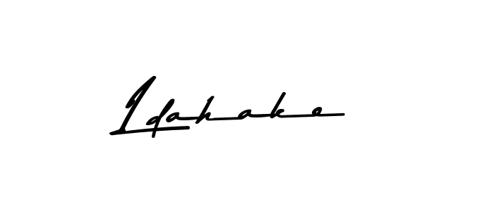 if you are searching for the best signature style for your name Ldahake. so please give up your signature search. here we have designed multiple signature styles  using Asem Kandis PERSONAL USE. Ldahake signature style 9 images and pictures png
