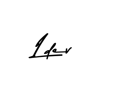 Also we have Ldev name is the best signature style. Create professional handwritten signature collection using Asem Kandis PERSONAL USE autograph style. Ldev signature style 9 images and pictures png