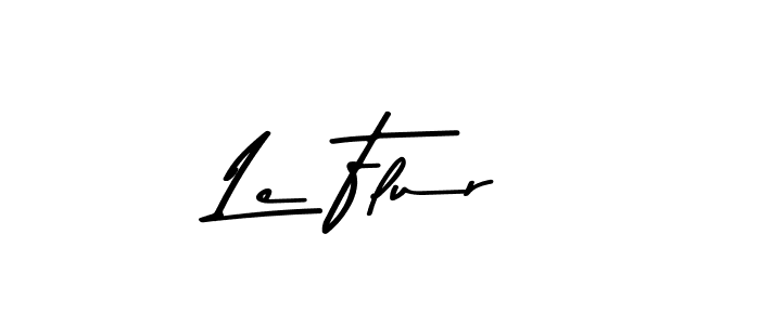 How to make Le Flur signature? Asem Kandis PERSONAL USE is a professional autograph style. Create handwritten signature for Le Flur name. Le Flur signature style 9 images and pictures png