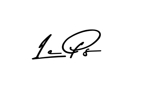 How to Draw Le Ps signature style? Asem Kandis PERSONAL USE is a latest design signature styles for name Le Ps. Le Ps signature style 9 images and pictures png