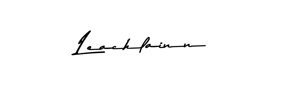 How to make Leachlainn name signature. Use Asem Kandis PERSONAL USE style for creating short signs online. This is the latest handwritten sign. Leachlainn signature style 9 images and pictures png