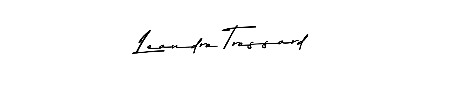 Create a beautiful signature design for name Leandro Trossard. With this signature (Asem Kandis PERSONAL USE) fonts, you can make a handwritten signature for free. Leandro Trossard signature style 9 images and pictures png