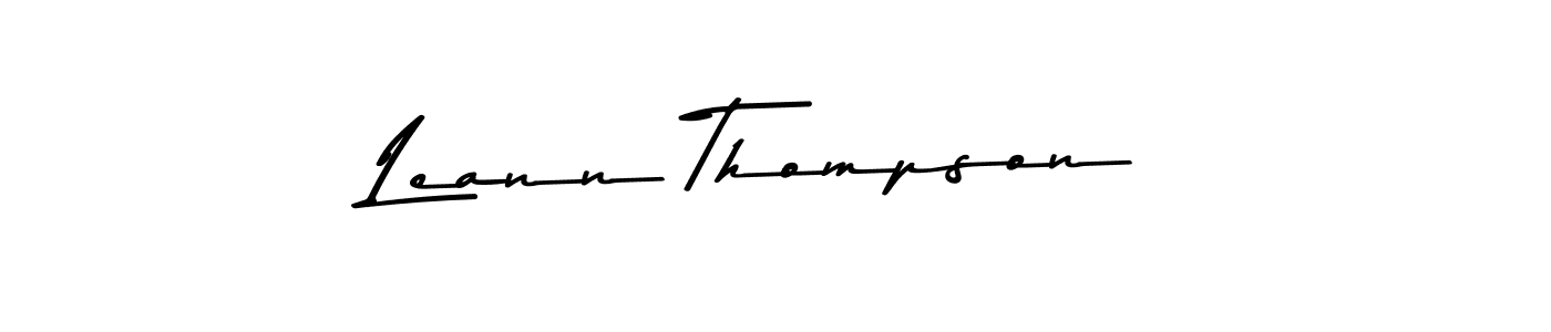 if you are searching for the best signature style for your name Leann Thompson. so please give up your signature search. here we have designed multiple signature styles  using Asem Kandis PERSONAL USE. Leann Thompson signature style 9 images and pictures png