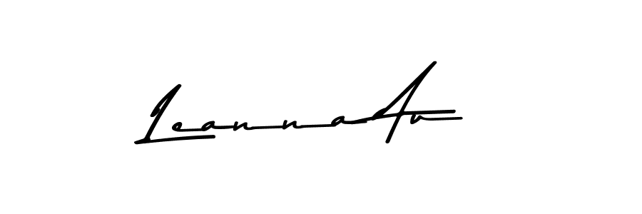 Leanna Au stylish signature style. Best Handwritten Sign (Asem Kandis PERSONAL USE) for my name. Handwritten Signature Collection Ideas for my name Leanna Au. Leanna Au signature style 9 images and pictures png