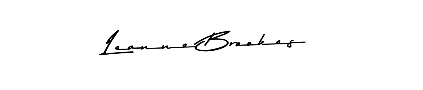 The best way (Asem Kandis PERSONAL USE) to make a short signature is to pick only two or three words in your name. The name Leanne Brookes include a total of six letters. For converting this name. Leanne Brookes signature style 9 images and pictures png