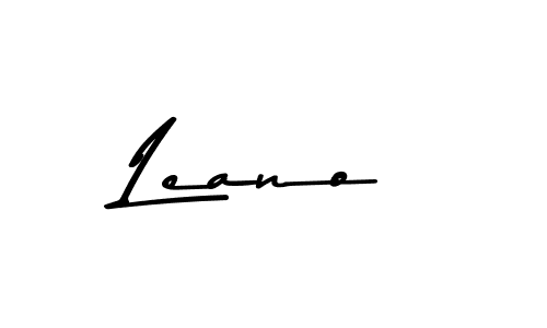 Leano stylish signature style. Best Handwritten Sign (Asem Kandis PERSONAL USE) for my name. Handwritten Signature Collection Ideas for my name Leano. Leano signature style 9 images and pictures png