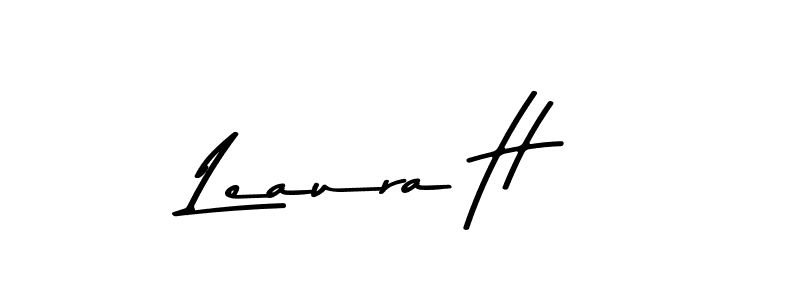 Make a beautiful signature design for name Leaura H. Use this online signature maker to create a handwritten signature for free. Leaura H signature style 9 images and pictures png